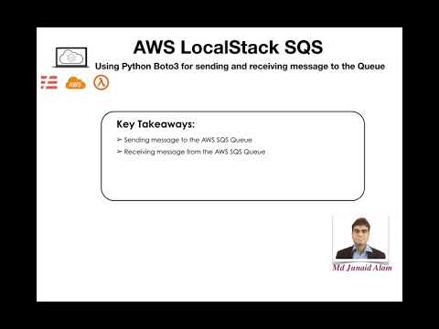 AWS LocalStack SQS - Sending and processing message from Python boto3