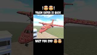 TRAIN EATER EAT ALL VEHICLES 🤯🤯 !! #shorts #indianbikedriving3d