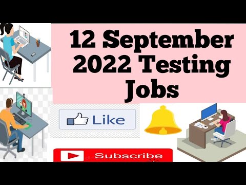 12 September 2022 Jobs  #workfromhomejobs #jobs #itsector #java #qajobs#developer #testing