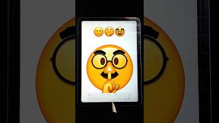 🙂🤫🥸 emoji mix #digitalart #emojichallenge #emojimix #shorts