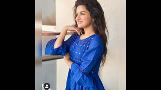 avneet kaur #pahadan song 💚💚