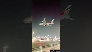 Emirates A380 lainding dxb International Airport 🛫 🛬 #emiratesairlines #aviation #flyemirates