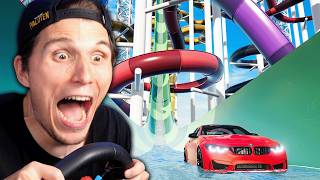 Ich teste die NEUEN XXL-WASSERRUTSCHEN in BeamNG