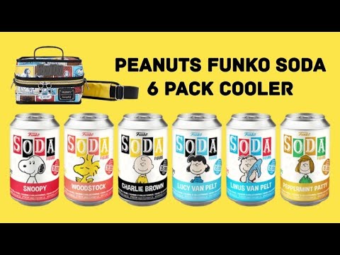 Peanuts Funko Soda 6 Pack Cooler