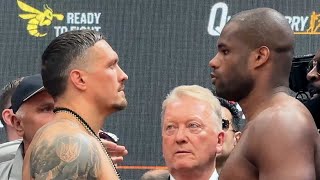 Oleksandr Usyk vs Daniel Dubois 2 • FULL Weigh In & INTENSE Final Face Off video