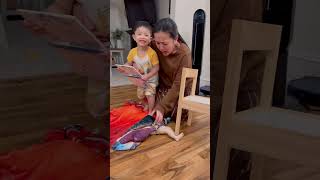 Cute kid pranks mom 🤣😱👶🏻❤️