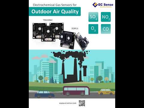 🌿 Solid Polymer Electrochemical Gas Sensors – The Future of Outdoor Air Monitoring!