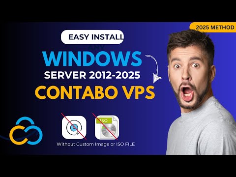 Install Windows On Contabo VPS Without Custom Image Storage | 2025 Full Guide