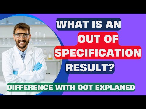🔍 What is an Out of Specification (OOS) Result? Explained! 💡
