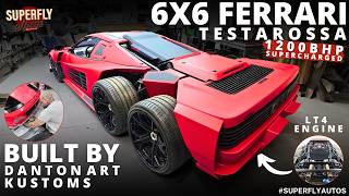 6x6 Ferrari Testarossa build by Danton Art Kustoms