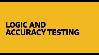Logic and Accuracy Testing