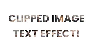 Clipped Image Background Text Effect with HTML CSS  HTML CSS Clipped Image Background @raselcoder