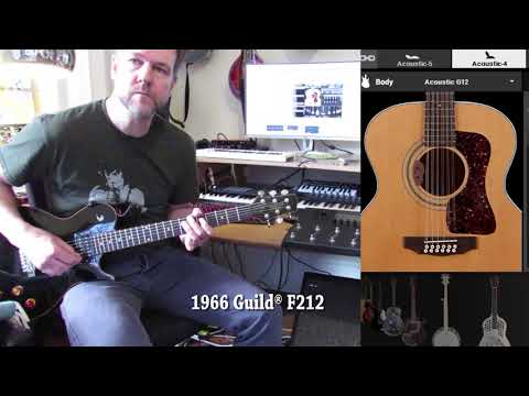 One Line6 Variax, One(ish) Riff, Seven Acoustic Guitars.