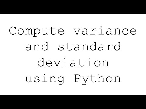 Method of Dispersion - Compute Variance and Standard Deviation