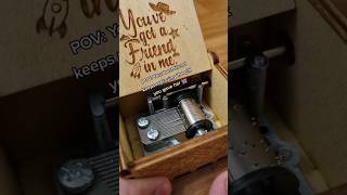 This gift makes her SO nostalgic #giftforbestfriend #custommusicbox #customgift #personalisedgifts