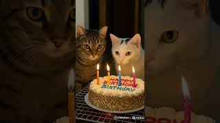 happy birthday to you Cat 🍰#shortsfeed#catshorts#cute#viralreels#viralvideo#viralcats#viralshorts