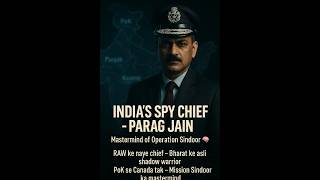 India's Secret Spy Master – Parag Jain RAW Chief 2025 🕵️ #shorts #ParagJain #RAWChief #SecretMission