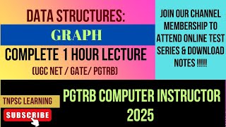 Data Structures :Graph[CS3301] [PGTRB Computer Instructor] unit 4 (Part 11)
