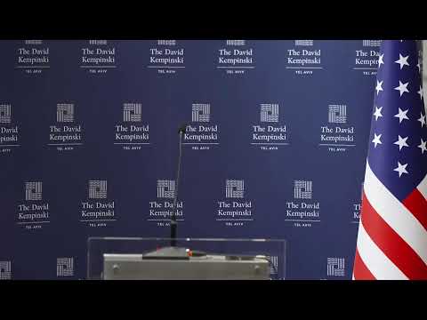 U.S. Senators Hold Press Conference In Tel Aviv, Israel