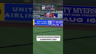 Steven Kwan crushes a two-run homer to extend the lead over the Royals💥⚾️ #Guardians #Homer #Royals