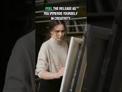 🎨 Unlock Your Inner Artist for Stress Relief! #shorts