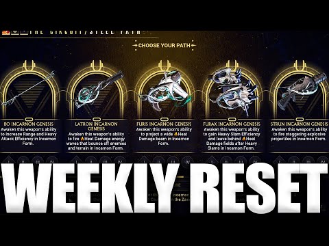 A Calm Week In Warframe! Warframe Weekly Reset!