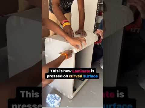 laminate pressed on curves things to learn#homedecor#laminateabur#laminaeolorseection#fevicol#viral