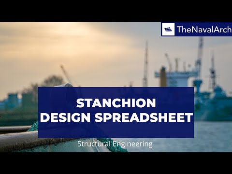 Stanchion Design Spreadsheet (www.thenavalarch.com)