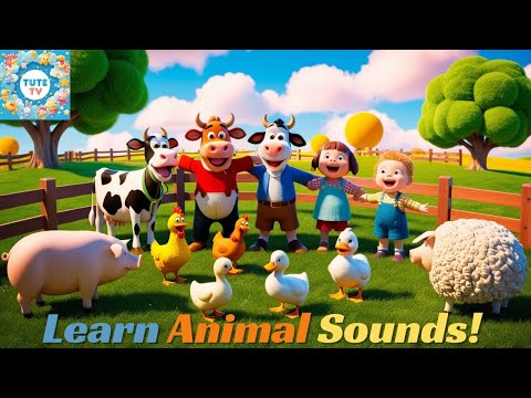 Farmyard Friends Sing-Along: Learn Animal Sounds! 🐮🐔🐷🐑🐴 #nurseryrhymes  #farmanimals