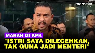 Wajah Marah Menteri Maman di KPK, Istri Dilecehkan & Difitnah Minta Fasilitas ke Kedubes