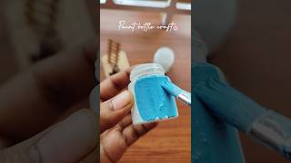 reuse paint bottle craft ✨| room decor craft #shorts #diy #craft #bottleart #art