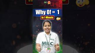 Why is 0! = 1? | Zero Factorial = 1 | But Why? Know The Reason | Math Magic🤔By Priyanka Mam