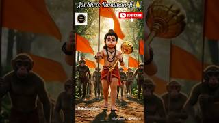 🔥 🚩Jai Shree Ram | Hanuman Bhakt Ki Shakti 💪 #DevotionalVibes #shorts #shortsfeed
