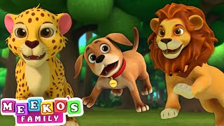 Animal Songs for Babies | Move It Like The Animals Song | Meeko's Family
