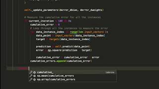 Building a Neural Network - with Tabnine