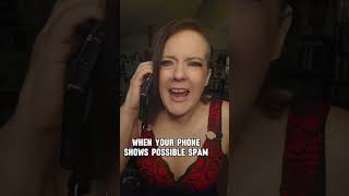 #spam #spamcall #phone #phonecall #spamlikely #funny #scream #lol #funny  #cellphone