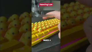 This Keyboard QUACKS  #keyboard #duck #quack #design #fun #patent  #invention #tech #creativity