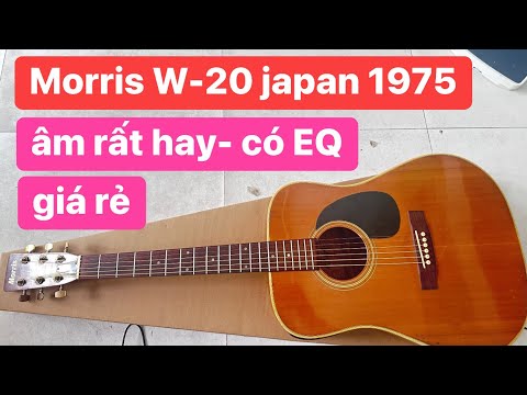 Đàn guitar Morris W-20 japan 1975 có EQ. Giá: 2 triệu. guitar nhật, guitar Morris 0936057750