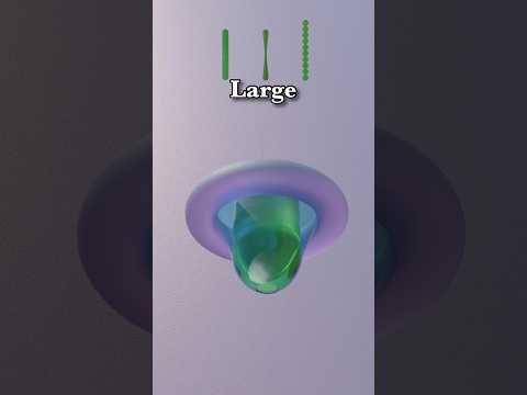 Rubber simulationsmall, medium, large shape in blender! #fyp #blender#animation #3d #satisfying#asmr