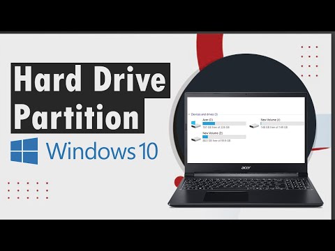 How to partition a hard drive on windows 10 | Drive Distribution in New Laptop