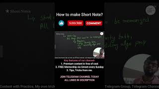 How to Make Short Notes for GATE 2026 | GATE Preparation Tips #shortvideo #gatepreparation