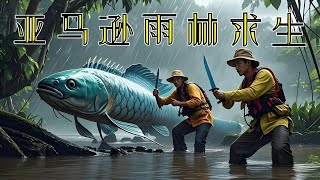 亞馬遜雨林求生上集！剛上島就抓到巨物飽餐一頓，小秦對這次的挑戰信心滿滿！ 【探索兄弟】