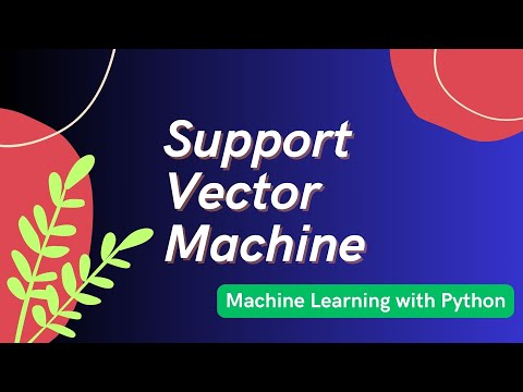 Support Vector Machines | ML with Python | Lect. 7 #svc #classification