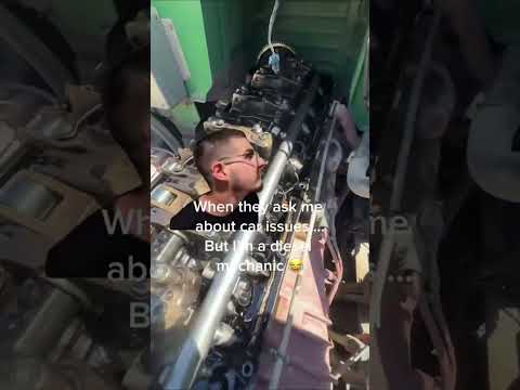 Diesel Mechanic's Hilarious Reaction to Gas Car Problems! 🤣