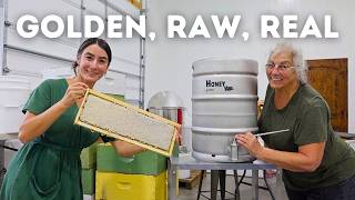 One Hive, Many Colors: Harvesting Raw HONEY