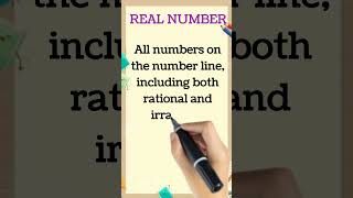 What is real number? //define real number//#education //#maths /#trending