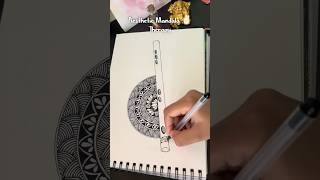 How to create Flute Mandala Art | Easy way to draw 🪈✨@Art-by-passion #art  #satisfying #mandala