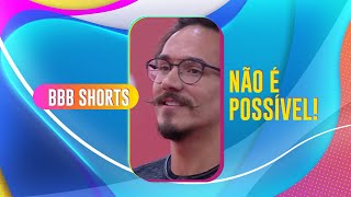 ELIEZER DESCOBRE QUE É INIMIGO DA SORTE 🍀 | BBB 22 #shorts