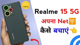 how to turn on data saving setting | realme 15 enable data saver setting | realme