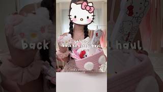 sanrio back to school HAUL 🏫🎀 #haul #backtoschool #sanrio #pink #SHEINBackToSchool #shorts ​⁠